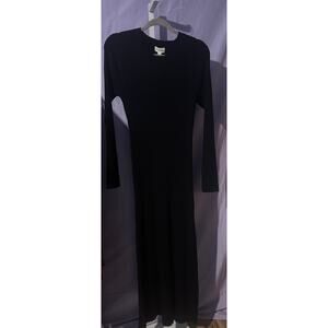 The Drop Long Black Sweater Dress Size L